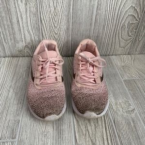 Athletic Works Women's Pink Tennis Shoes Memory Foam Size 8